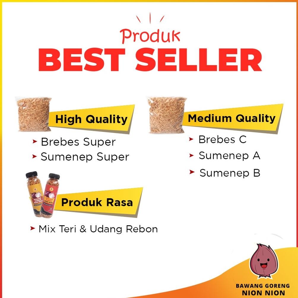 

Hot Viral Bawang Goreng Brebes Grade B 1Kg Enak Renyah Er-90
