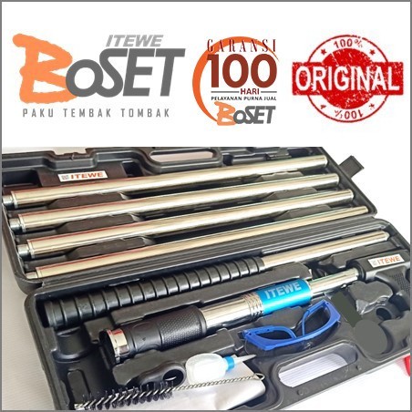 BOSET TOMBAK TOOL (HARD CASE) + EXTENSION POLE 5x60cm + GUN HANDLE