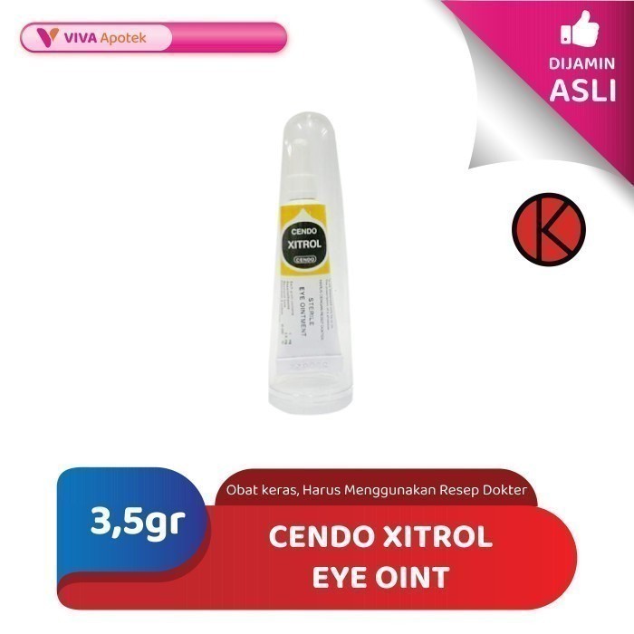 Cendo Xitrol Eye Oint / Infeksi Bakteri Pada Mata (3.5 Gram)