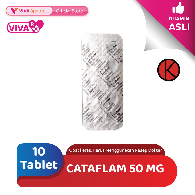 Cataflam 50 mg (10 Tablet)