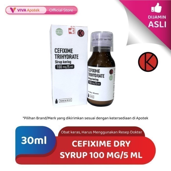 Cefixime Dry Syrup 100 mg/5 ml (30 ml)