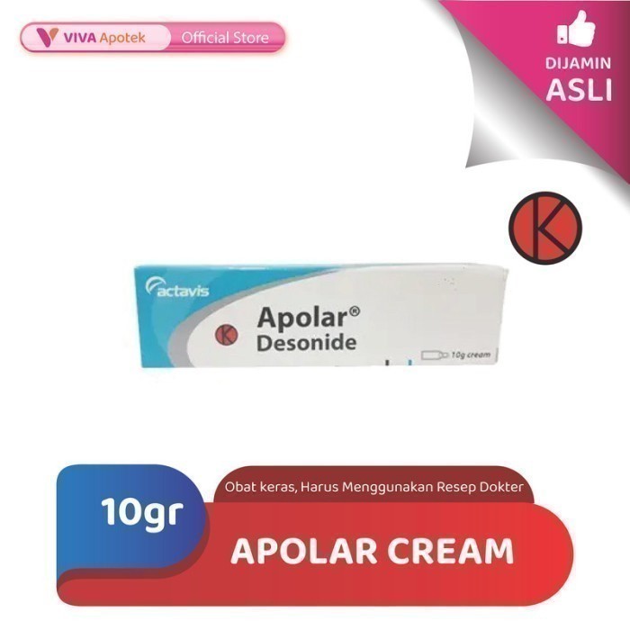 Apolar Cream / Psoriasis / Dermatitis / Eksim / Kulit Alergi (10 Gram)