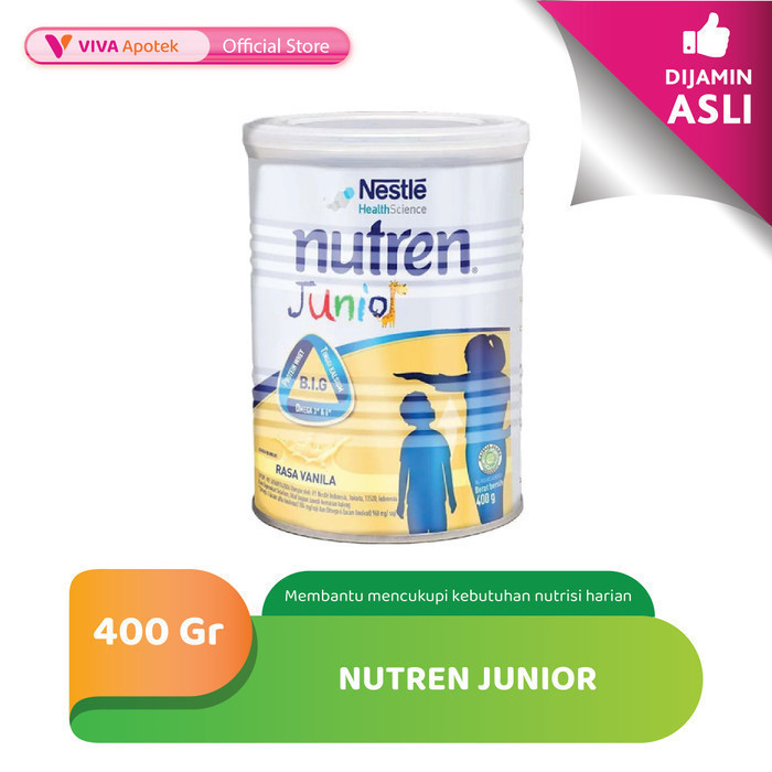 

Nutren Junior Memenuhi Kebutuhan Nutrisi Harian (400 Gram)