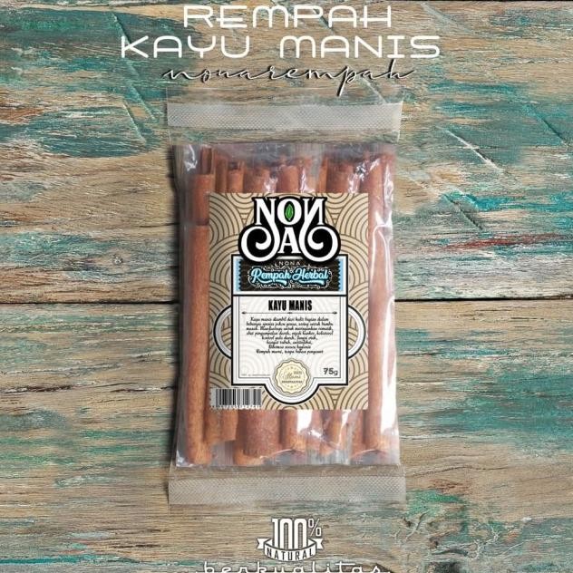 

Kayu Manis Kering Pa 75 Gram / Cinnamon Sti / Rempah Ala Organic