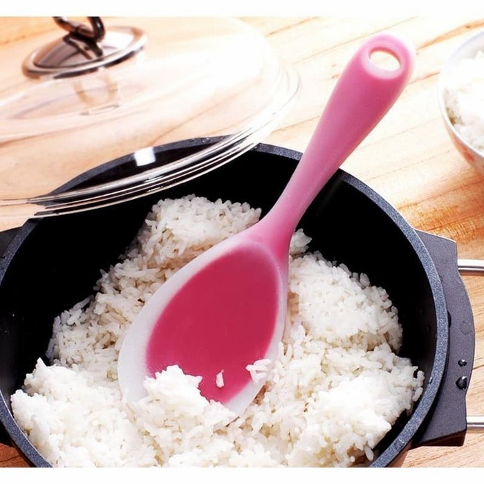 Centong Nasi Silikon Anti Lengket Tahan Panas