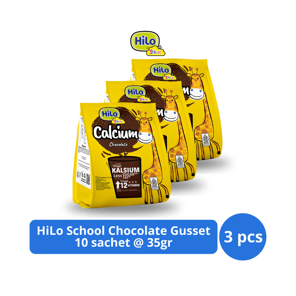 

HiLo School Calcium Chocolate Gusset 10s @ 35gr x 3 pcs