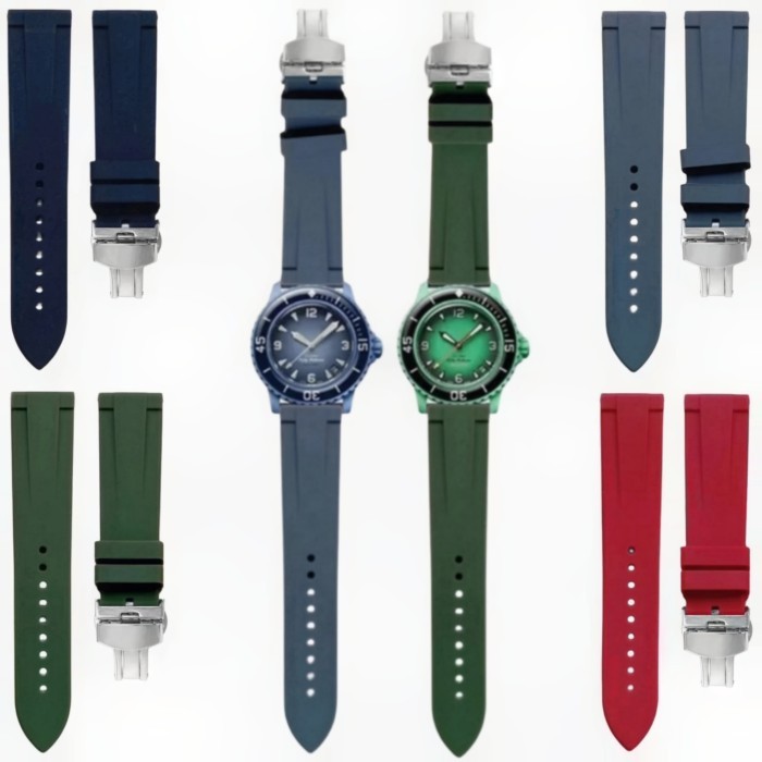 Jual Strap Rubber For Blancpain X Swatch Scuba Fifty Fathoms B 8018.22