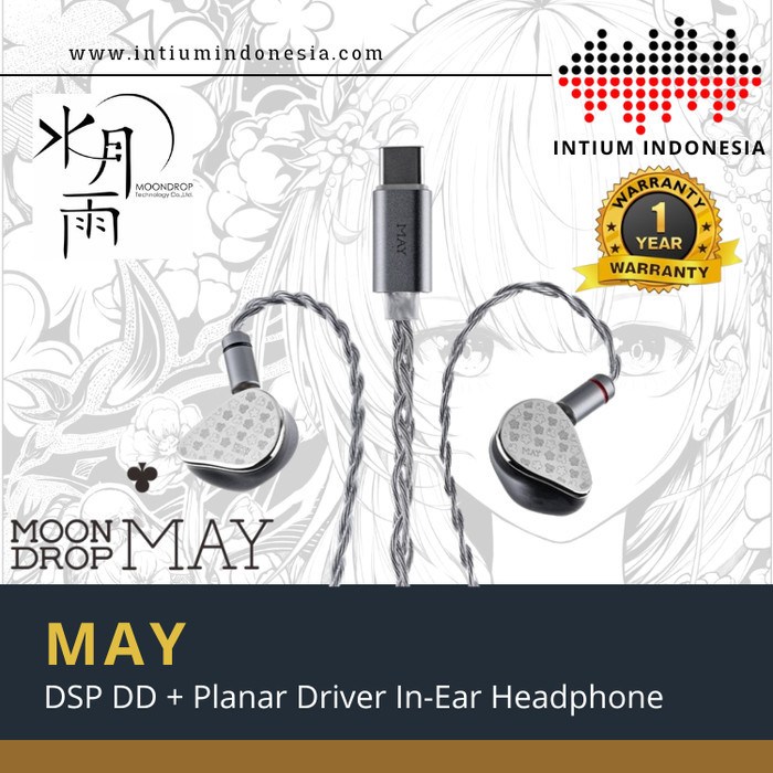 Moondrop May Dsp Dynamic Driver + Planar DriverIn-Ear Headphone