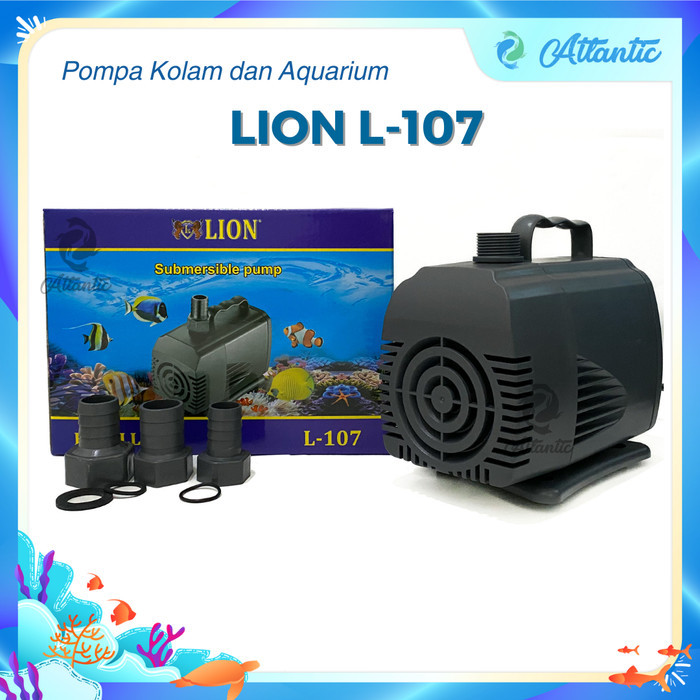 Lion L-107 Lion 107 Pompa Air Celup Kolam Hidroponik Aquaponik Ready