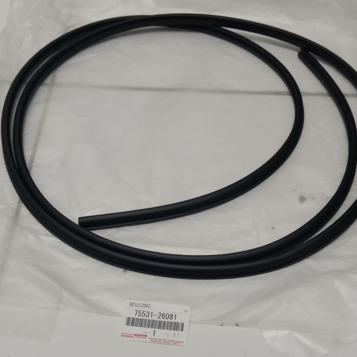 Moulding karet kaca depan Hiace commuter 75531-26081 Original Toyota