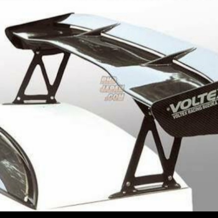 SPOILER GT WING VOLTEX CUSTOM UNIVERSAL FIBER DOFF