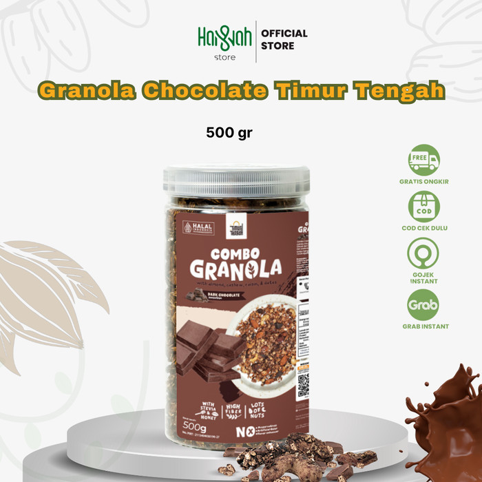 

Granola Coklat 500Gr Timur Tengah Makanan Sereal Sehat
