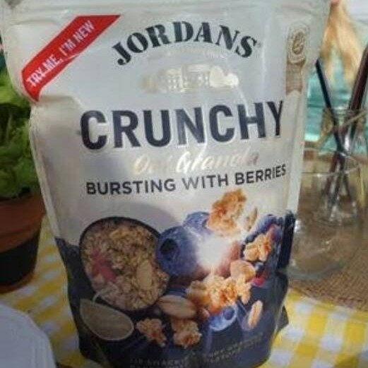 

Jordan'S Crunchy Oat Granola Bursting With Berries Sereal Sehat Repack