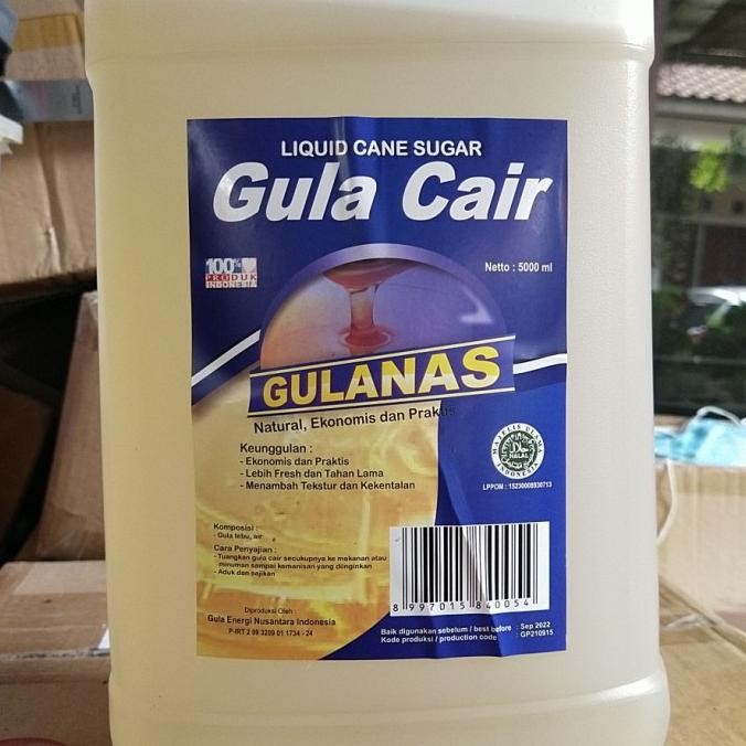 

Gula Cair Gulanas 5 liter
