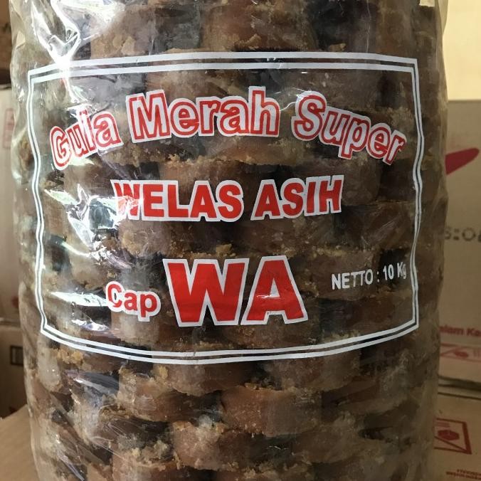 

Gula Merah Super Cap WA Welas Asih 10 kg