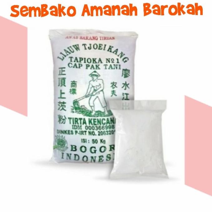 

Tepung Tapioka Sagutani Liauw Tjoei Kang Cap Pak Tani 50 Kg 1 Karung