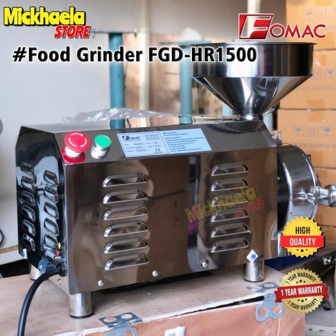 Fgd-Hr1500 Fomac Mesin Penggiling Kopi Coffee Grinder Kiounaal