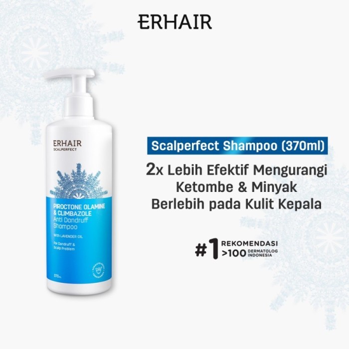 ERHAIR Erha Scalperfect Shampoo 370ml - Shampo Anti Ketombe Dandruff