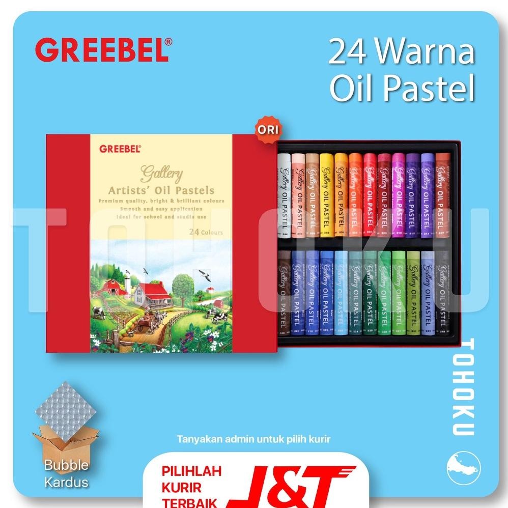 

dg-4 [Pack Aman] Greebel Artist Oil Pastel - 12-24-36-48-72 Berkualitas
