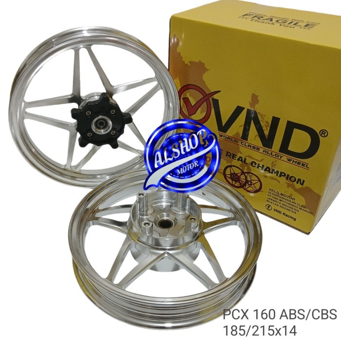 VELG RACING VND PCX V SPEED HONDA PCX 160 ABS PCX 160 CBS 185/215 RING 14