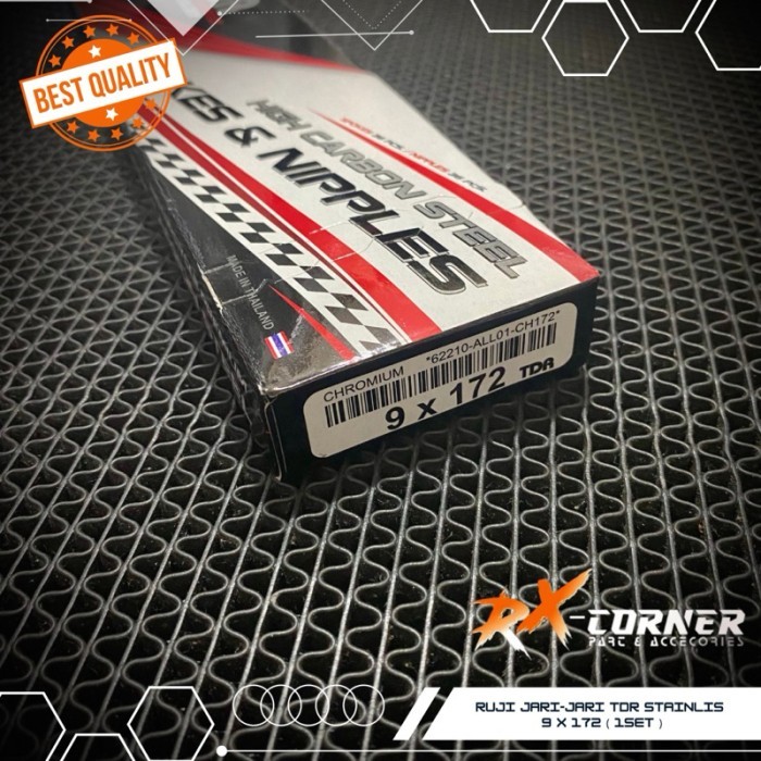 RUJI JARI JARI TDR STANLIS VELG 18 DEPAN BELAKANG RX KING FU NINJA MX