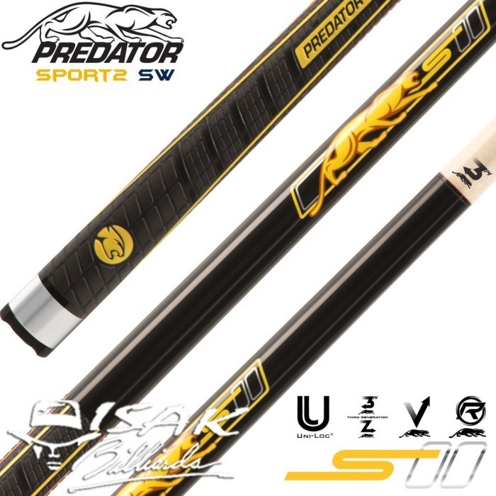 PREDATOR SPORT2 PLAY CUE 314-3 SHAFT - BILLIARD STICK STIK BILIAR ASLI