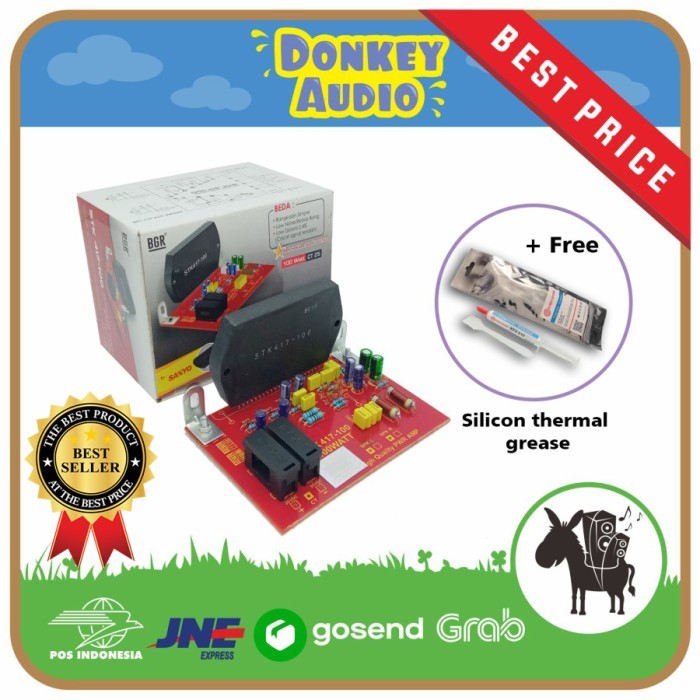 KIT STK 417 - 100 100W - HEATSINK SANYO AMPLIFIER STK TANPA HEATSINK