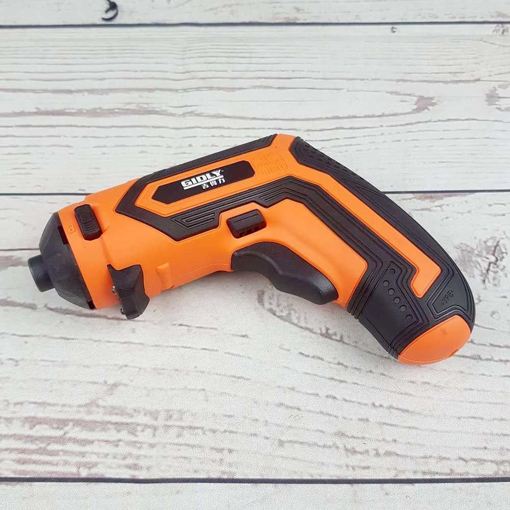 GIDLY Bor Elektrik 4 in 1 Wireless Electric Cordless Drill 4V with Box - 5003604