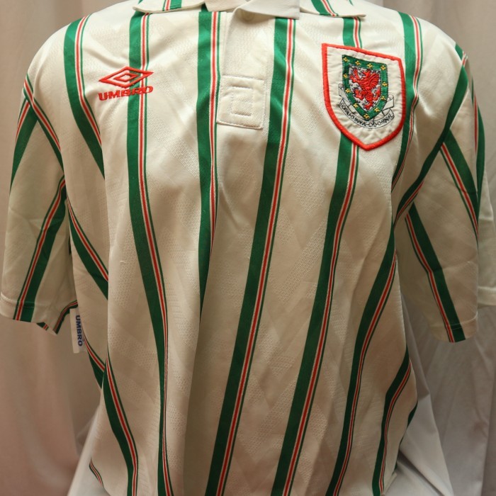 JERSEY ORIGINAL WALES AWAY EURO 1992 RETRO VINTAGE CLASSIC