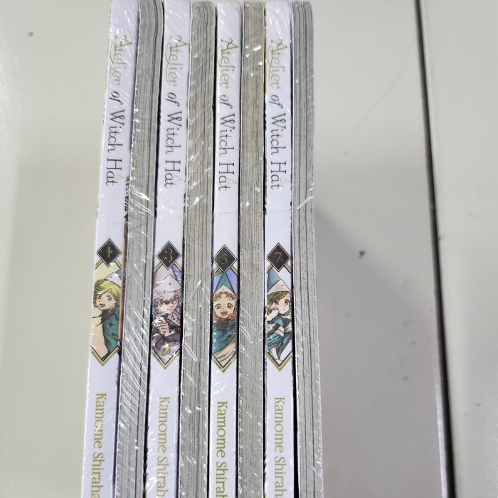 Komik Atelier of Witch Hat set vol 1-8 segel ori rare