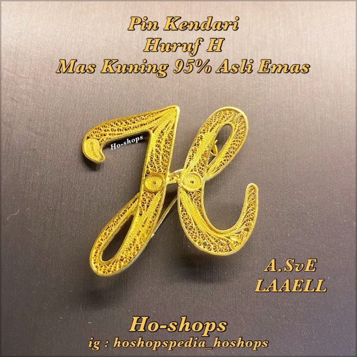 Pin - Pin / Bros Mas Kuning Kadar 95% Asli Emas