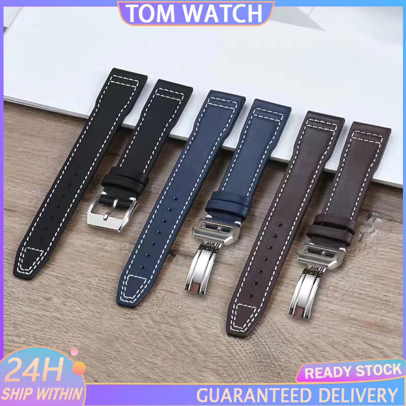 Diadaptasi Untuk tali jam tangan IWC pilot little prince tali kulit 20mm 21mm 22mm untuk IWCMark Eig