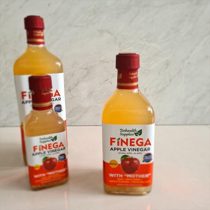 Finega Cuka Apel Vinegar ACV With Mother (1L) Vinega