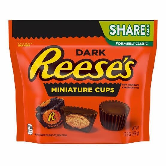 

Reeses Miniature Cups Milk Chocolate And Peanut Butter 297 Gram (Usa)