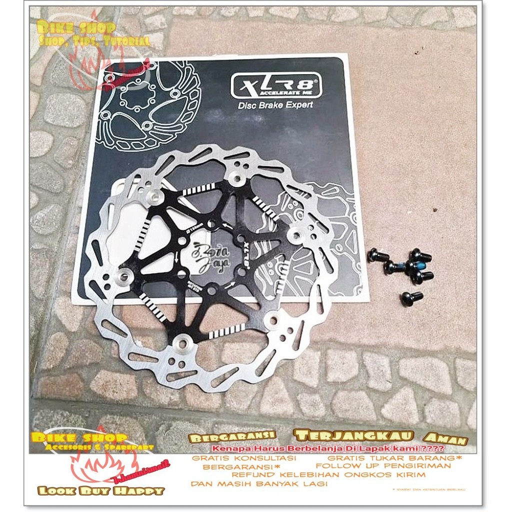 ROTOR PIRINGAN CAKRAM sepeda FLOATING XLR8 ALLOY 160mm Sepeda MTB BMX