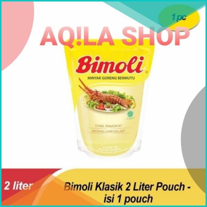 

Minyak Goreng Bermutu Bimoli Classic Pouch 2 liter Cooking Oil 140BZ4