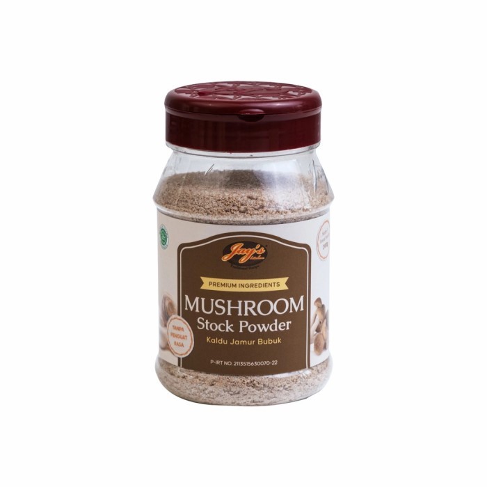 

Bya - Jay'S Mushroom Stock Powder 200 Gr ( 382890 )