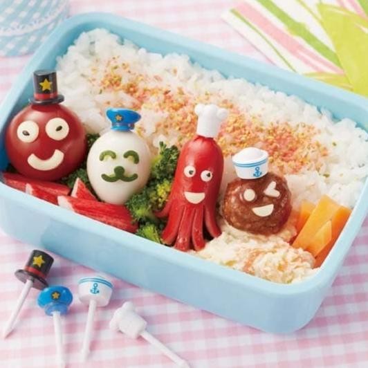 Tusuk Bekal Topi Profesi Tusukan Bento Food Pis Tusuk Bento