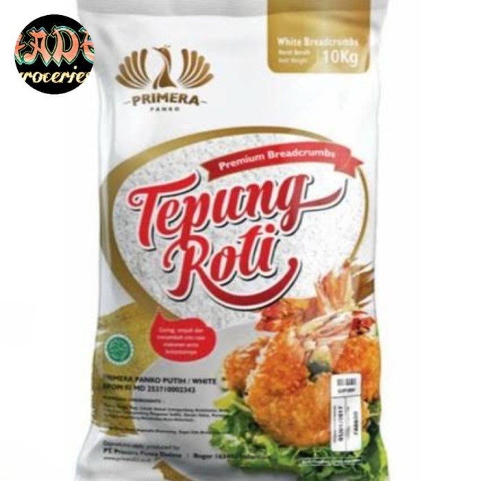 

Bya - Tepung Roti Primera 10Kg Panko Breadcrumbs White Mix Dan Orange Chat U/Pariannya Ok Ya Garing