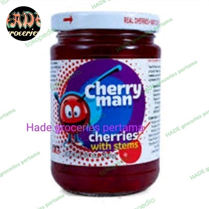 

Bya - Cherryman Red Cherries With Stem10 Oz 283Gr