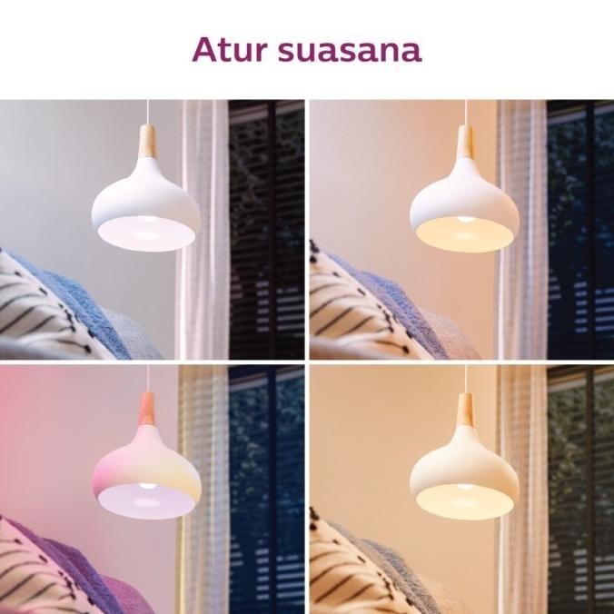 Lampu Bohlam Led Smart Wifi Bluetooth Wiz 13W Rgb Philips  Ready