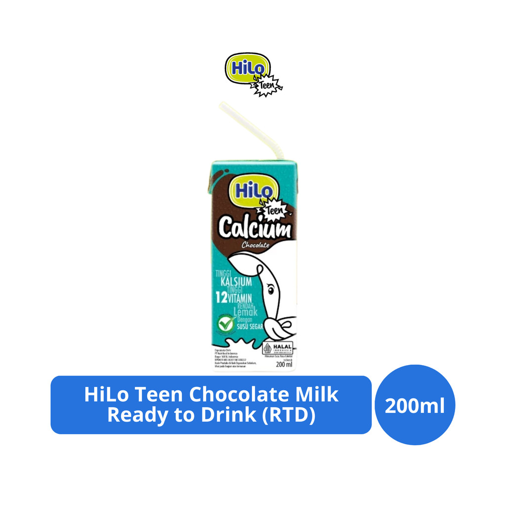 

HiLo Teen Chocolate Milk Ready to Drink (RTD) 200ml