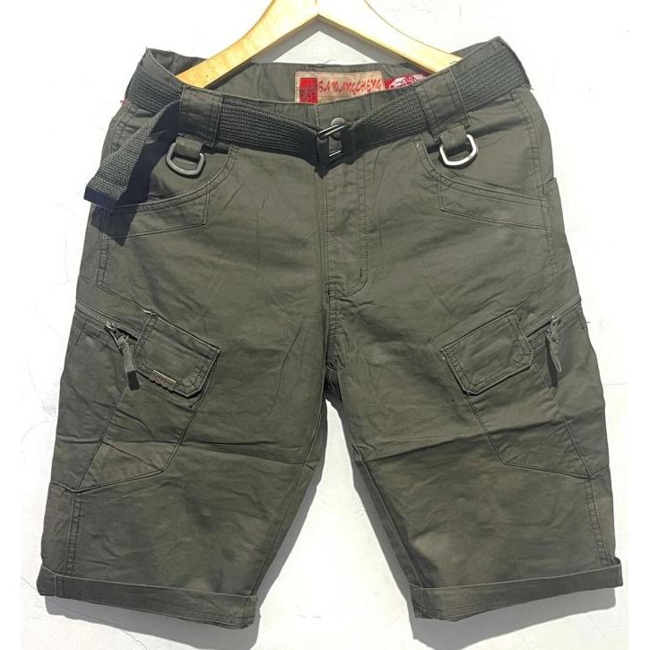 Celana Cargo Loreng Pria l Celana Kargo Pdl Pendek Pria Cowo Cowok ori NHS