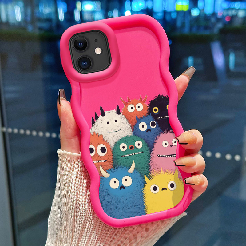 Casing Hp Untuk iPhone 11 11 Pro 11 Pro Max Case Casing Multi Warna mewah Monster Softcase trendi Ma