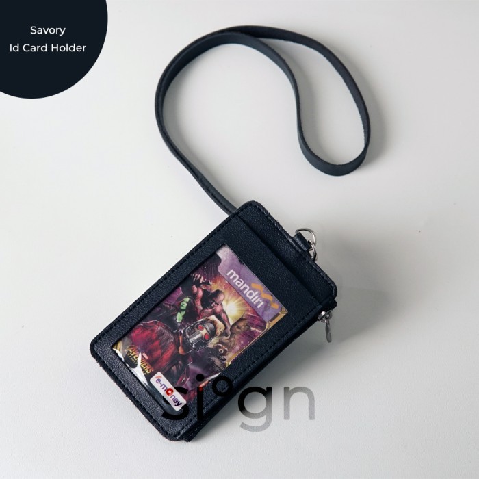 

Sale Sign - Savory Id Card Holder/Lanyard - Hitam