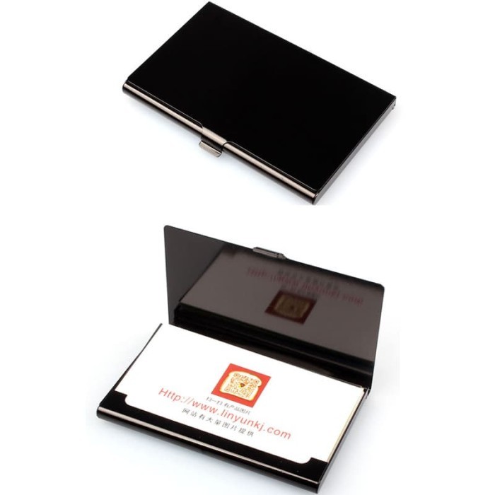 

Sale Kotak Kartu Nama Aluminium Tempat Card Holder Box Boks Organizer Bok