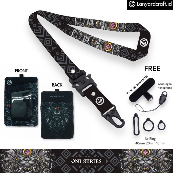 

Sale Lc.Id Lanyard Craft Oni V1 Gantungan Tali Holder Card Printing