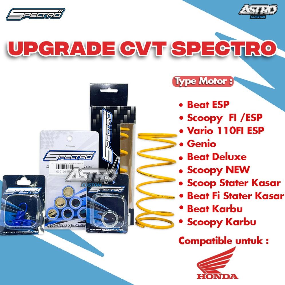 Murah Upgrade Cvt Astro Beat Fi Scoopy Fi Esp Genio Beat New Deluxe Scoopy Prestige Per Cvt Roller S