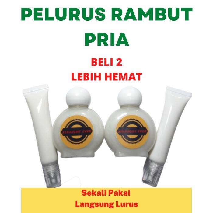 Terlaris Pelurus Rambut Pria / Obat Pelurus Rambut / Pelurus Rambut Permanen