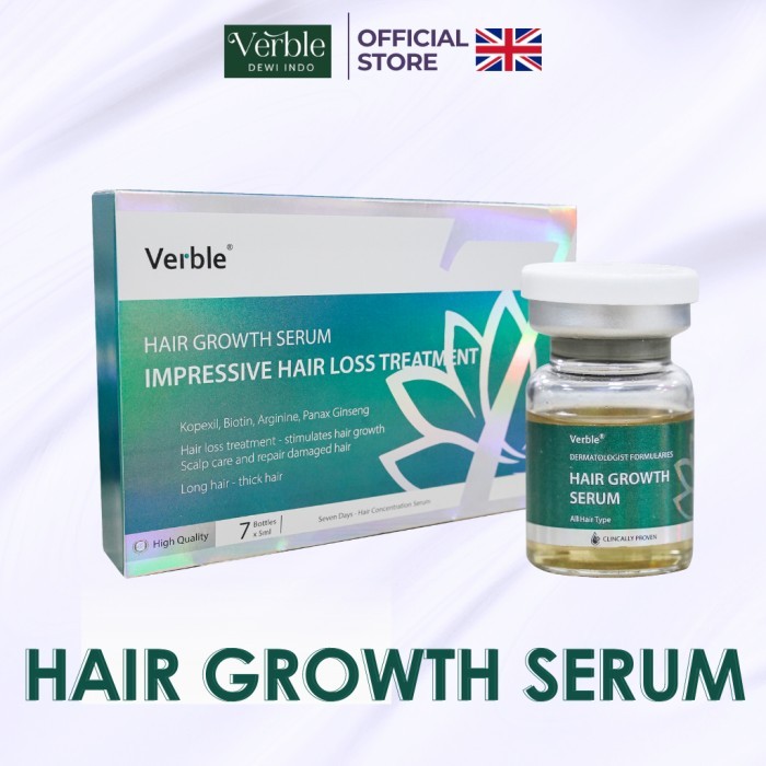 Terbaru Verble - Hair Growth Serum Verble Merangsang Pertumbuhan Rambut Dan Ja